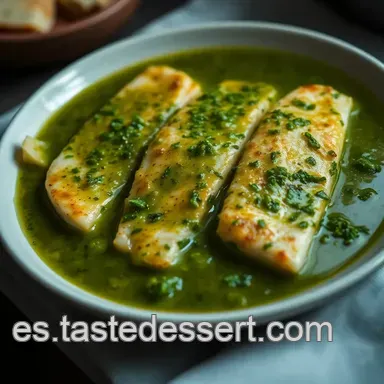 Merluza en Salsa Verde: Receta F&aacute;cil y Deliciosa &iexcl;Como la de Abuela! Tarjeta de receta