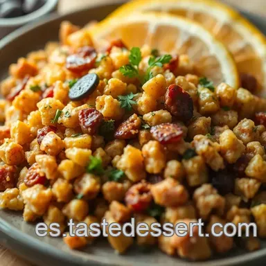 Migas Manchegas Aut&eacute;nticas: &iexcl;Desayuno de Pastores (o Fiesta!) Tarjeta de receta