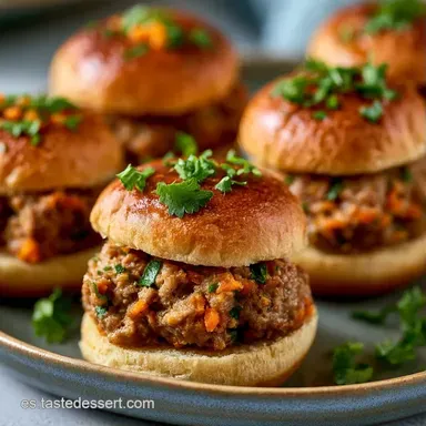 Mini Hamburguesas para 4 Personas Tarjeta de receta