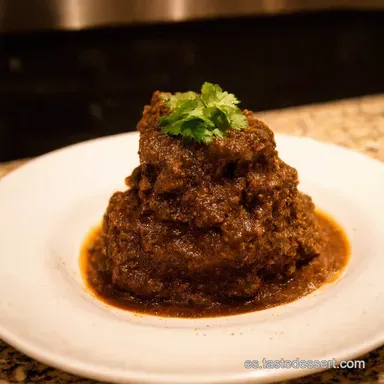 Mole Poblano Receta de Estefan&iacute;a El Sabor de Puebla en Casa Tarjeta de receta