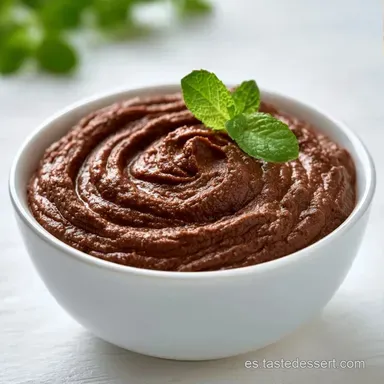 Mousse De Chocolate Gourmet (8 Porciones) Tarjeta de receta