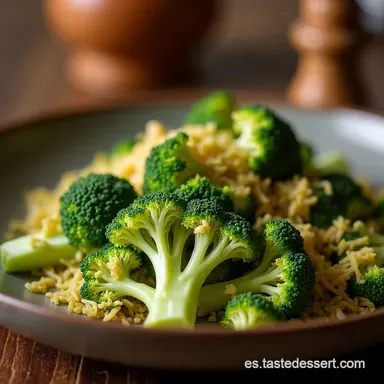 &Ntilde;oquis de Br&oacute;coli Esponjosos Receta Saludable con Salsa de Lim&oacute;n Tarjeta de receta