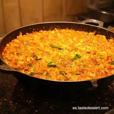Mi Paella Mixta Casera Un Festival de Sabores Tarjeta de receta