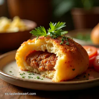 Receta Pan Casero Esponjoso con Chicharr&oacute;n Ahumado Tradicional Tarjeta de receta