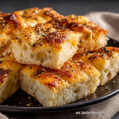 Pan de Or&eacute;gano y Parmesano Receta F&aacute;cil de Miga Suave Tarjeta de receta