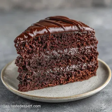Pastel de Chocolate Amargo (14 Personas) Tarjeta de receta