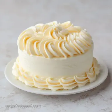 Pastel De Crema Aterciopelado Tarjeta de receta