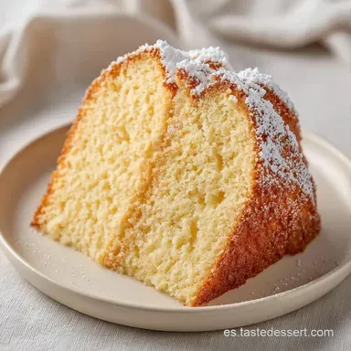 Pastel de Vainilla con Eritritol Tarjeta de receta