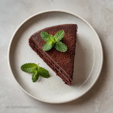 Pastel Minimalista para 12 Porciones Tarjeta de receta