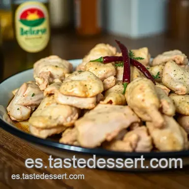 Pollo a la Cerveza: Receta Espa&ntilde;ola &iexcl;Para Chuparse los Dedos! Tarjeta de receta