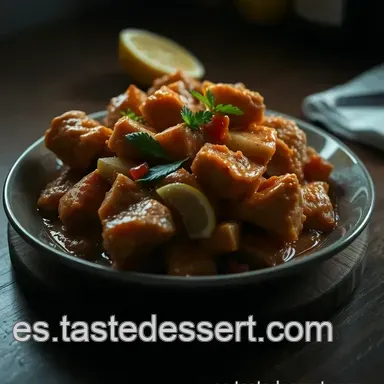 Pollo al Ajillo Receta de la Abuela: &iexcl;Sabor Aut&eacute;ntico! Tarjeta de receta