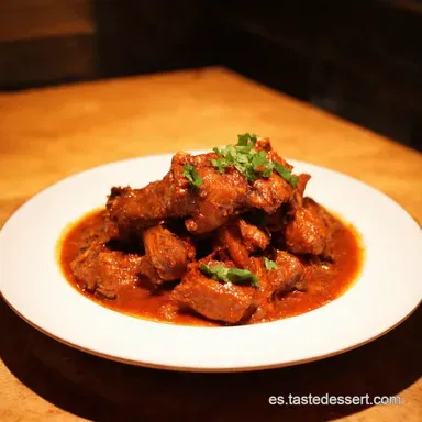 Pollo Pibil Casero Sabor Yucateco Aut&eacute;ntico en tu Mesa Tarjeta de receta