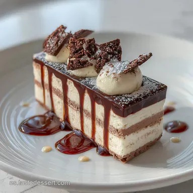 Postre de Chocolate Sin Horno: Make-Ahead Tarjeta de receta