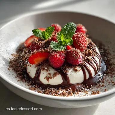 Postre Thermomix de Chocolate en 15 Minutos: Textura Tarjeta de receta