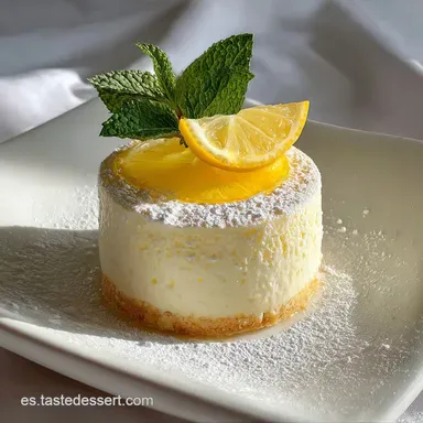 Postre de Lim&oacute;n Sin Horno - Receta Casera Tarjeta de receta