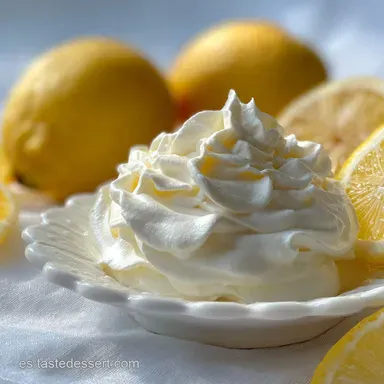 Postre con Leche Condensada y Lim&oacute;n No-Bake Creamy Tarjeta de receta