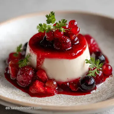 Postre de Mascarpone y Frutos Rojos Ready in 30 Min Tarjeta de receta