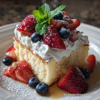 Postre Tres Leches Casero en 55 Minutos Tarjeta de receta