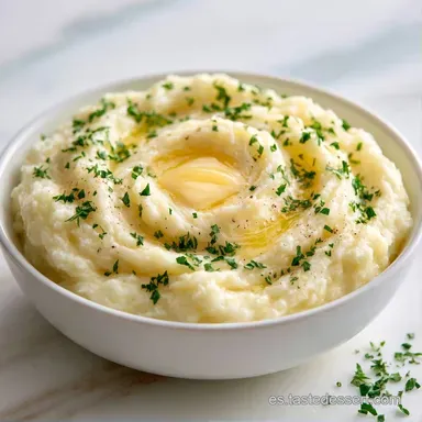 Puré de Papas Cremoso para 6 Personas Tarjeta de receta