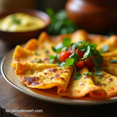 Quesadillas De Flor De Calabaza Un Sabor de Oaxaca F&aacute;cil Tarjeta de receta