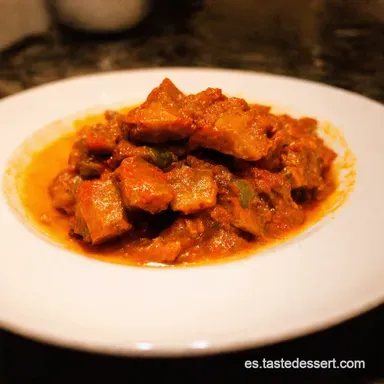 Rabo Encendido Cubano El Mejor Estofado de Rabo Tarjeta de receta