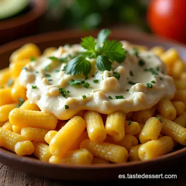 Rajas Con Crema Elote Y Pollo La Receta Cremosa Que Amar&aacute;s Tarjeta de receta