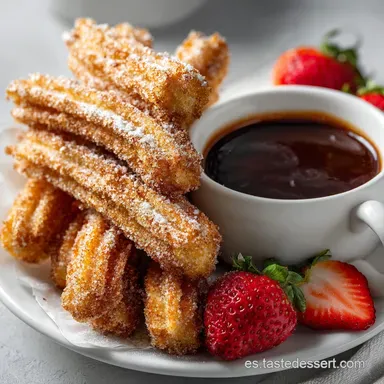 Receta Churros Caseros: Crujientes en 30 Minutos Tarjeta de receta