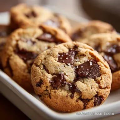 Receta Cookie De Chocolate: Bordes Crujientes en 21 Minutos Tarjeta de receta