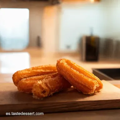 Receta de Churros de Churrer&iacute;a Crujientes y Deliciosos Tarjeta de receta