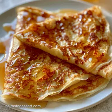 Receta Creps para 9 Porciones Tarjeta de receta