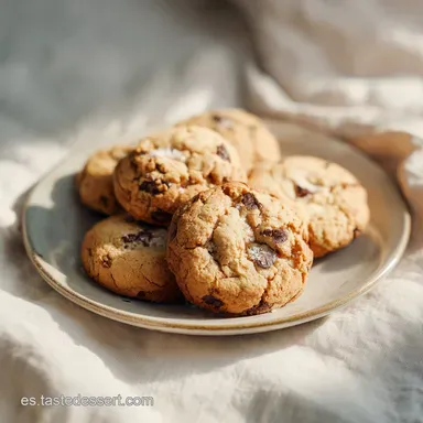 Receta Galletas F&aacute;cil: Horneadas en 20 Minutos para 12 Raciones Tarjeta de receta