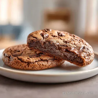 Galletas Cookies Receta: Centro Meloso en 55 Minutos Tarjeta de receta