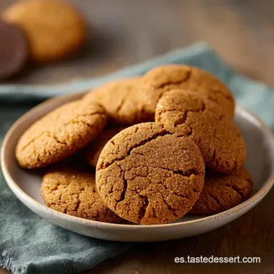 Receta Galletas de Jengibre: Crujientes con Melaza en 30 Minutos Tarjeta de receta