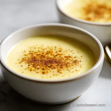 Receta Natillas para 6 Personas Tarjeta de receta