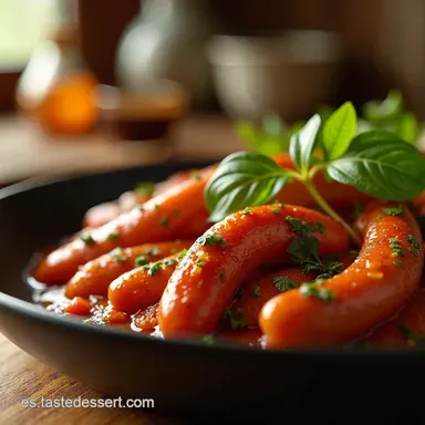 Botana De Salchichas A La Diabla Receta Picosita F&aacute;cil Tarjeta de receta