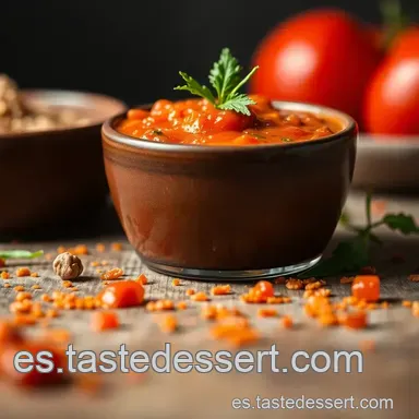 Salsa Romesco Aut&eacute;ntica: &iexcl;El Sabor de Catalu&ntilde;a en tu Mesa! Tarjeta de receta