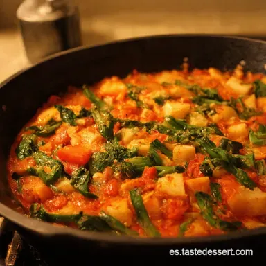 Mi Salteado de Verduras a la Espa&ntilde;ola En 30 Minutos Tarjeta de receta