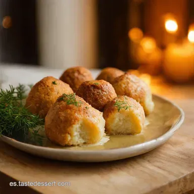 Semmelkn&ouml;del Rezept Alb&oacute;ndigas Alemanas Caseras y F&aacute;ciles Tarjeta de receta
