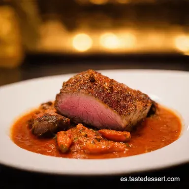 Solomillo a la Pimienta Mi Secreto para un Sabor de Estrella Tarjeta de receta