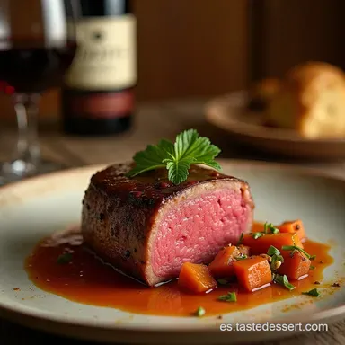 Solomillo en Salsa Pedro Xim&eacute;nez Receta F&aacute;cil y Melosa Tarjeta de receta