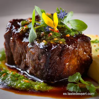 Recetas de cena f&aacute;ciles y elegantes: Solomillo Glaseado en 35 Min Tarjeta de receta