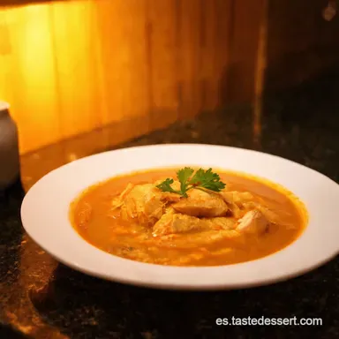 Sopa de Pollo para el Alma El Caldito Consentido Tarjeta de receta