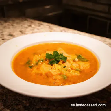 Sopa de Verduras de la Abuela F&aacute;cil Casera y Nutritiva Tarjeta de receta