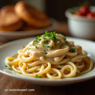 Stroganoff Cremoso de Pavo Mi Secreto para una Cena F&aacute;cil Tarjeta de receta