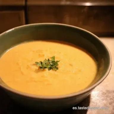 Sttkkrmleves Sopa Cremosa H&uacute;ngara de la Abuela Receta F&aacute;cil Tarjeta de receta