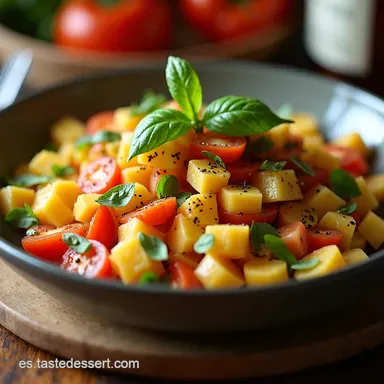 Tabla Salada C&oacute;ctel Receta Espa&ntilde;ola Lista en 20 Minutos Tarjeta de receta