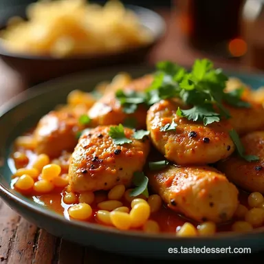 Tajn Marroqu&iacute; de Pollo Receta F&aacute;cil y Deliciosa Tarjeta de receta