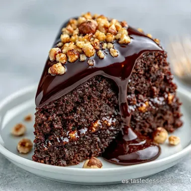 Tarta Chocolate Avellanas en 35 Minutos Tarjeta de receta