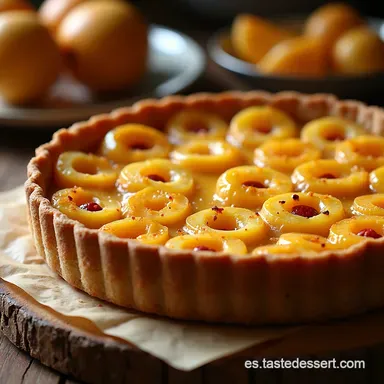 Receta Tarta de Casta&ntilde;as Cremosa y F&aacute;cil con Masa Quebrada Tarjeta de receta