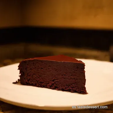 Tarta de Chocolate Intensa Receta Casera para Triunfar Tarjeta de receta